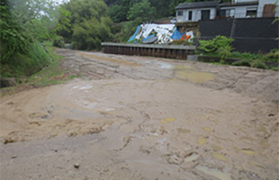 富雄川護岸復旧工事（臨時単独河川改良事業（2種））